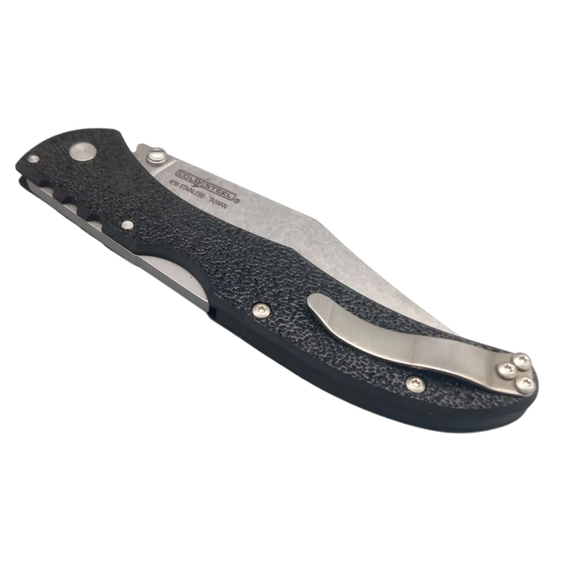 Ніж складаний Cold Steel Range Boss, замок Tri-Ad Lock, лезо Plain Stonewashed 4116, руківя Black Zy-Ex, Тайвань, CS-20KR5 - Фото 8 Ніж складаний Cold Steel Range Boss, замок Tri-Ad Lock, лезо Plain Stonewashed 4116, руківя Black Zy-Ex, Тайвань, CS-20KR5 - изображение 8
