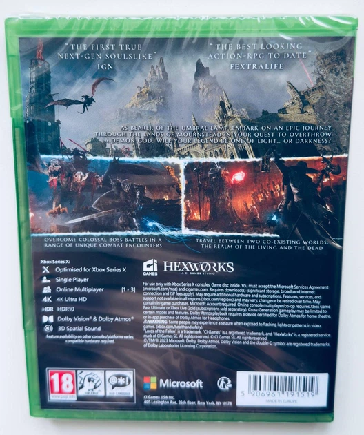 Диск для XBOX Series X - Lords Of The Fallen Deluxe Edition, украинские субтитры - Фото 3 Диск для XBOX Series X - Lords Of The Fallen Deluxe Edition, украинские субтитры - изображение 3