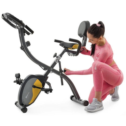 Велотренажер Hop-Sport HS-3010X Grix X-Bike Grey/Yellow - Фото 6 Велотренажер Hop-Sport HS-3010X Grix X-Bike Grey/Yellow - изображение 6