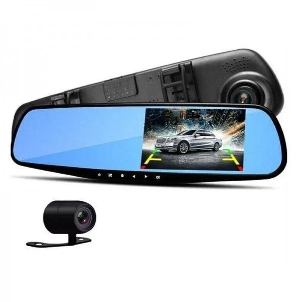 Видеорегистратор-зеркало Vehicle Blackbox DVR Full HD с камерой заднего вида - Фото 1 Видеорегистратор-зеркало Vehicle Blackbox DVR Full HD с камерой заднего вида - изображение 1