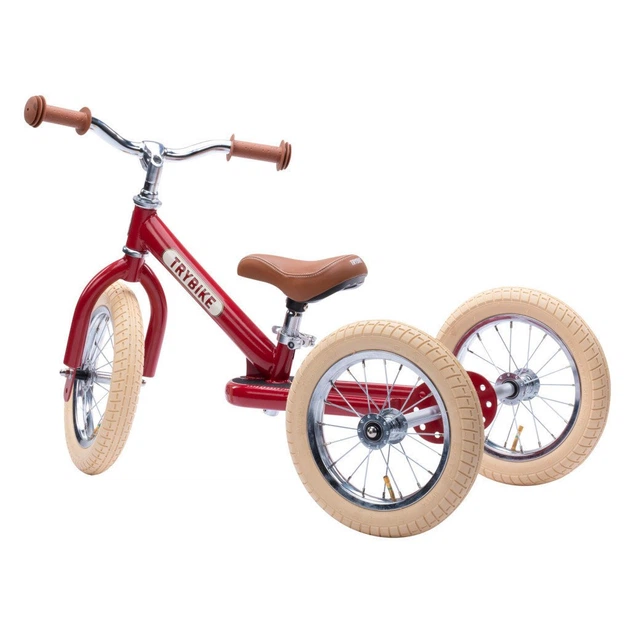Біговел Trybike триколісний балансуючий рубіновий (TBS-2-RED-VIN+TBS-100-TKV) - Фото 2 Біговел Trybike триколісний балансуючий рубіновий (TBS-2-RED-VIN+TBS-100-TKV) - зображення 2