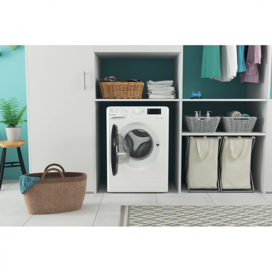 Стиральная машина Indesit фронтальная 6кг A+++ 43 см дисплей (61051WKUA-OMTWSE) - изображение 8