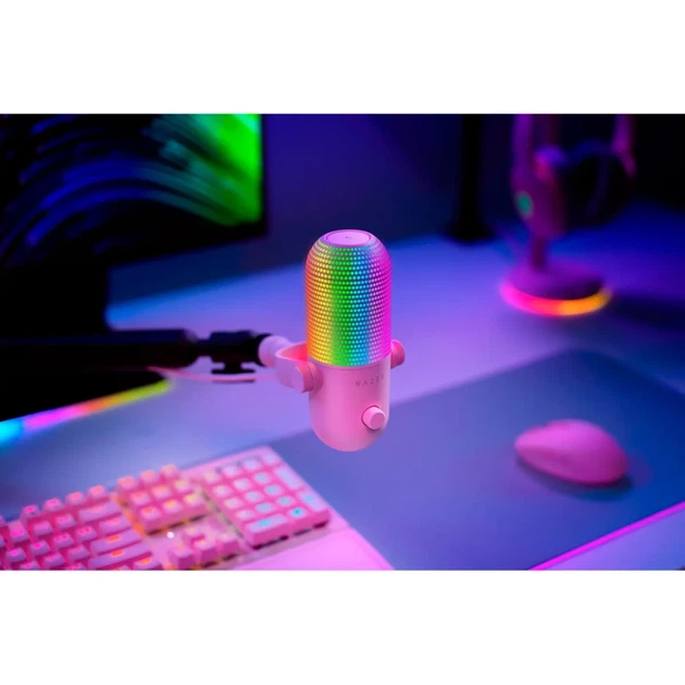 Мікрофон RAZER Seiren V3 Chroma, Quartz (RZ19-05060300-R3M1) - изображение 5