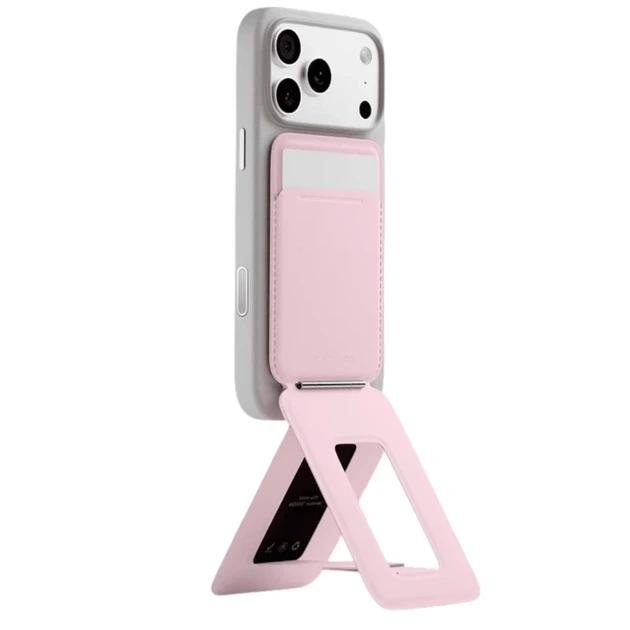 Магнитный кошелек и подставка Moft Movas Tripod MagSafe Pink (MS027WA-1-ME-BLPK) - Фото 1 Магнитный кошелек и подставка Moft Movas Tripod MagSafe Pink (MS027WA-1-ME-BLPK) - изображение 1