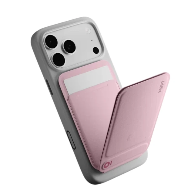 Магнитный кошелек и подставка Moft Movas Tripod MagSafe Pink (MS027WA-1-ME-BLPK) - Фото 5 Магнитный кошелек и подставка Moft Movas Tripod MagSafe Pink (MS027WA-1-ME-BLPK) - изображение 5