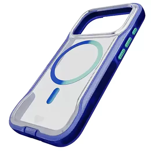 Противоударный чехол Tech21 EvoPro Electric Blue/Jelly Mint MagSafe Case для iPhone 17 Pro - изображение 3
