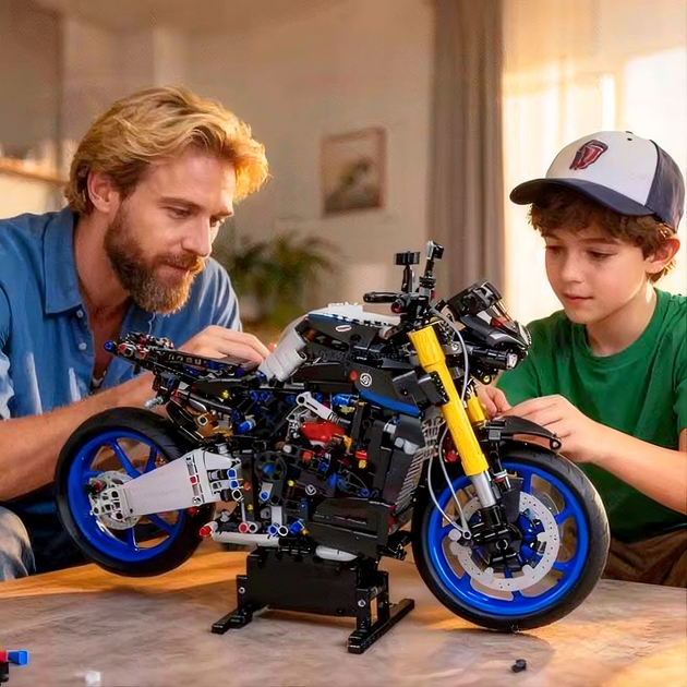 Конструктор Technic Yamaha MT-10 SP (42159), 1478 деталей (Без коробки) - Фото 2 Конструктор Technic Yamaha MT-10 SP (42159), 1478 деталей (Без коробки) - изображение 2