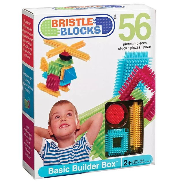 Конструктор Battat Lite Bristle Blocks Строитель 56 дет (BT3070Z) - изображение 7