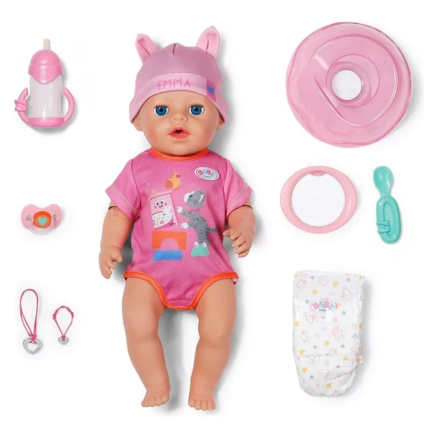 Лялька Baby Born Click and Play Емма 43 см з аксесуарами (839966) - зображення 3