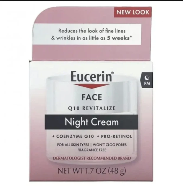 Ночной крем для лица Eucerin, Face Q10 Revitalize (48г) - изображение 3