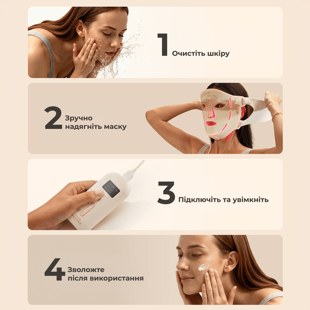 Светодиодная LED маска RENPHO Artemis Light Therapy - изображение 11