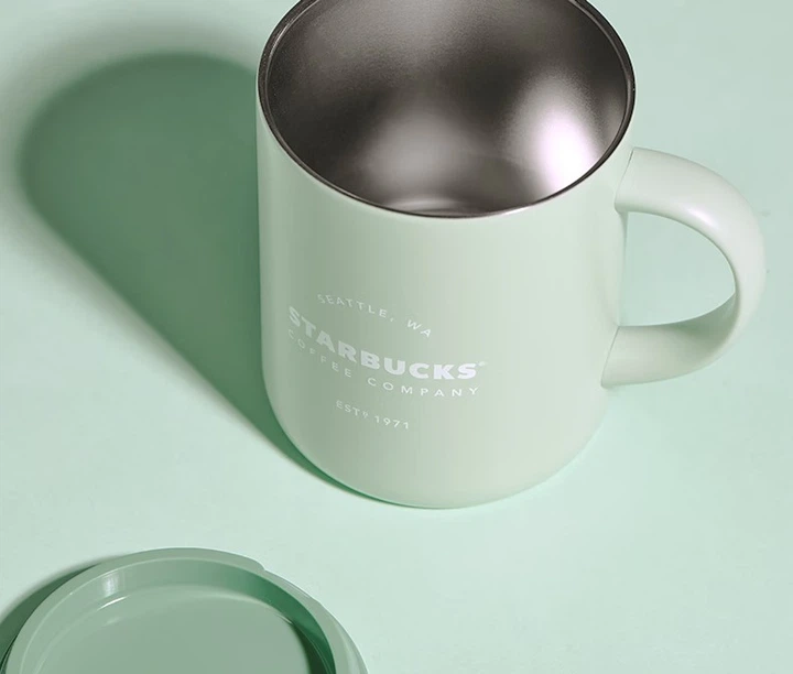 Кружка Starbucks Misty Green 320мл настольная подарочная - изображение 3