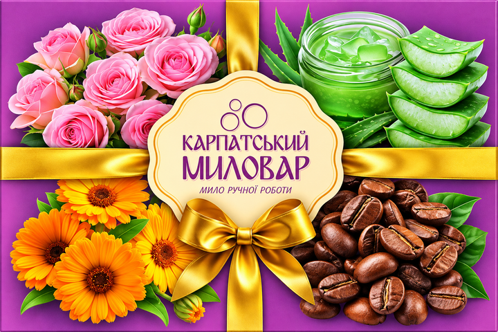 Мило ручної роботи Карпатський миловар набір 4 шт по 50 г - Фото 3 Мило ручної роботи Карпатський миловар набір 4 шт по 50 г - зображення 3