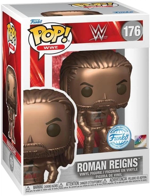 Фігурка Funko Pop! WWE: Roman Reigns — #176 Роман Рейнс (Special Edition) - Фото 1 Фігурка Funko Pop! WWE: Roman Reigns — #176 Роман Рейнс (Special Edition) - зображення 1