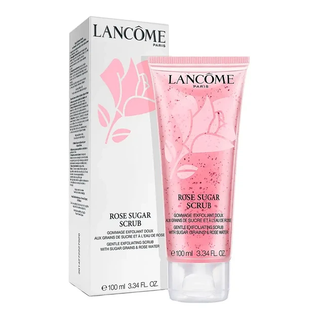 Нежный скраб для лица с гранулами сахара и розовой водой Lancome Rose Sugar Scrub 100 ml. - Фото 2 Нежный скраб для лица с гранулами сахара и розовой водой Lancome Rose Sugar Scrub 100 ml. - изображение 2