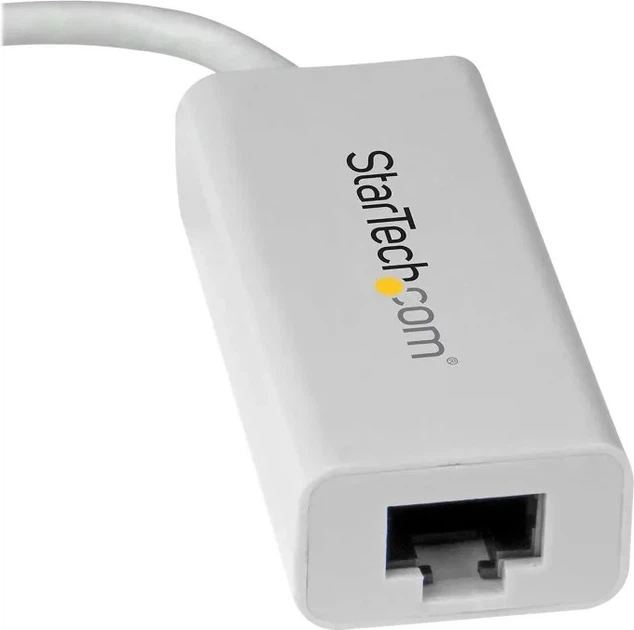 Adapter sieciowy Startech USB-C to Gigabit Ethernet Adapter White (US1GC30W) - obraz 2