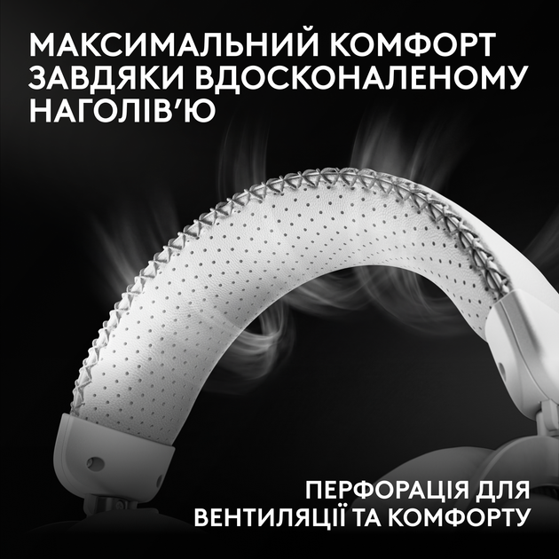 Наушники Logitech G PRO X3 LIGHTSPEED Wireless Gaming Headset White (981-001748) - Фото 8 Наушники Logitech G PRO X3 LIGHTSPEED Wireless Gaming Headset White (981-001748) - изображение 8