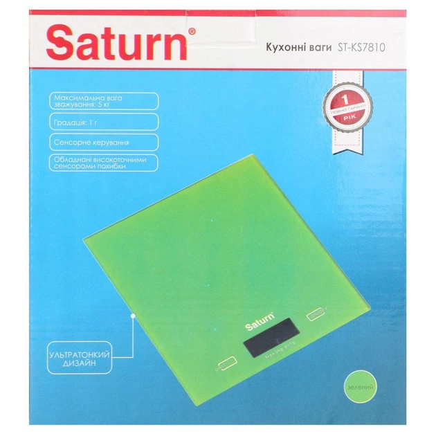Ваги кухонні Saturn ST-KS7810 green - изображение 4