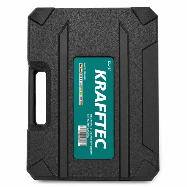 Мини пила аккумуляторная Krafftec 36 В 4 А·ч цепная 1000 Вт шина 6 дюймов сучкорез 15 см автоматическая смазка садовая электропила 10 м с шаг 1 4 беспроводная для обрезки деревьев веток кустов распиливания древесины с 2 АКБ кейсом - изображение 8