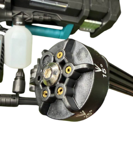 Аккумуляторная автомойка Krafftec Germany PRO 48 В мойка высокого давления 45 бар портативный очиститель 8 А·ч для авто дома сада велосипеда мебели плитки дорожек - Фото 4 Аккумуляторная автомойка Krafftec Germany PRO 48 В мойка высокого давления 45 бар портативный очиститель 8 А·ч для авто дома сада велосипеда мебели плитки дорожек - изображение 4