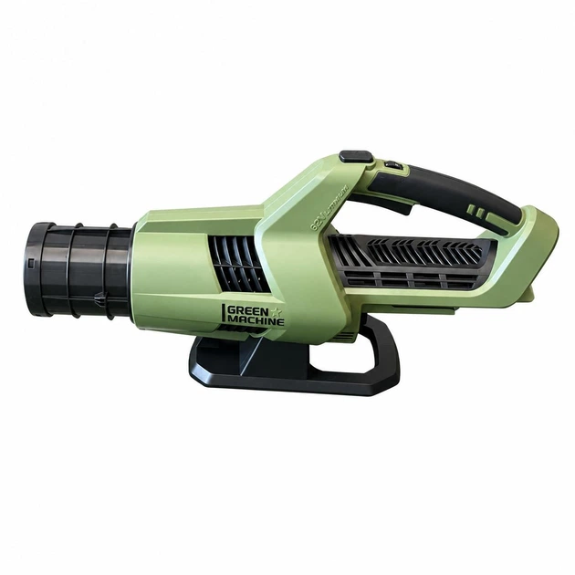 Аккумуляторная воздуходувка Green Machine 62 В, 4 А·ч, 480 м³/ч с зарядным устройством для уборки листьев - изображение 8