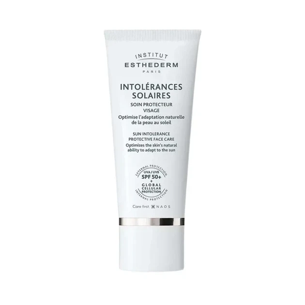 Крем для лица при солнечной непереносимости Institut Esthederm Intolerance SPF 50+ 50 мл - Фото 1 Крем для лица при солнечной непереносимости Institut Esthederm Intolerance SPF 50+ 50 мл - изображение 1