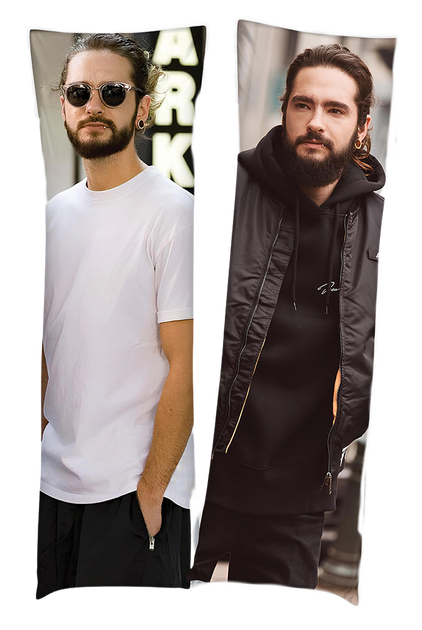 Дакимакура 150х50 см Том Каулитц Tokio Hotel Подушка с двухсторонней наволочкой - Фото 1 Дакимакура 150х50 см Том Каулитц Tokio Hotel Подушка с двухсторонней наволочкой - изображение 1