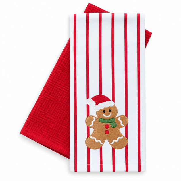 Набор полотенец ARDESTO Christmas Ginger cookies 2 штуки 100% хлопок (ART3863GB) - Фото 1 Набор полотенец ARDESTO Christmas Ginger cookies 2 штуки 100% хлопок (ART3863GB) - изображение 1