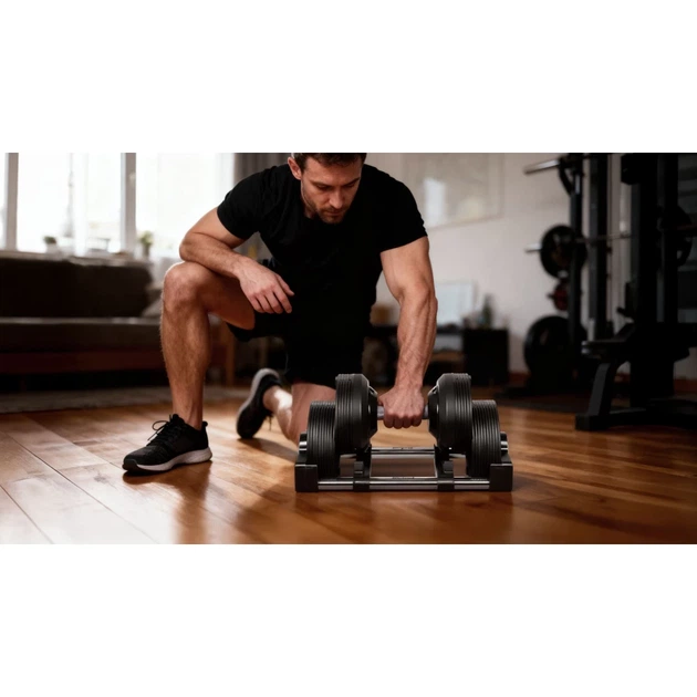 Гантель регульована REBEL ACTIVE 24 кг крок 1 кг (RBA-2331-24) - Фото 11 Гантель регульована REBEL ACTIVE 24 кг крок 1 кг (RBA-2331-24) - зображення 11
