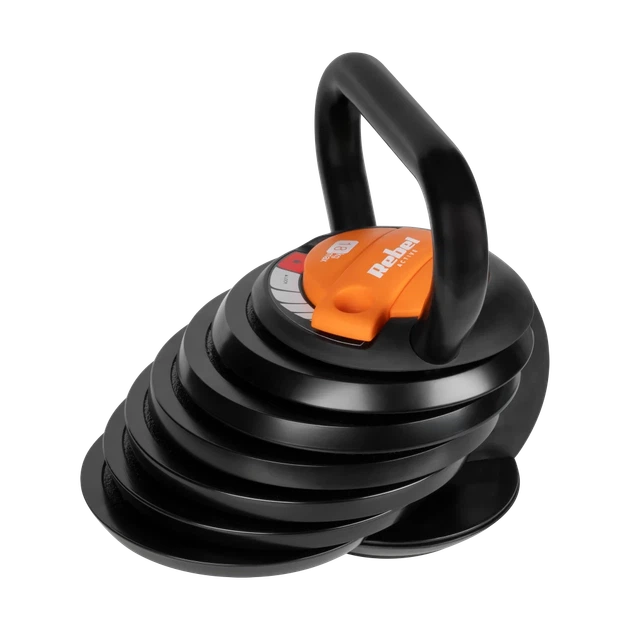 Гиря чугунная регулируемая REBEL ACTIVE 18 kg (RBA-2324-18) - Фото 2 Гиря чугунная регулируемая REBEL ACTIVE 18 kg (RBA-2324-18) - изображение 2