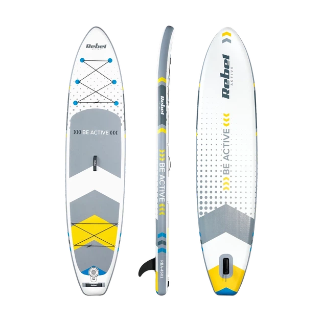 Дошка SUP REBEL ACTIVE RBA4500 White - Фото 3 Дошка SUP REBEL ACTIVE RBA4500 White - зображення 3