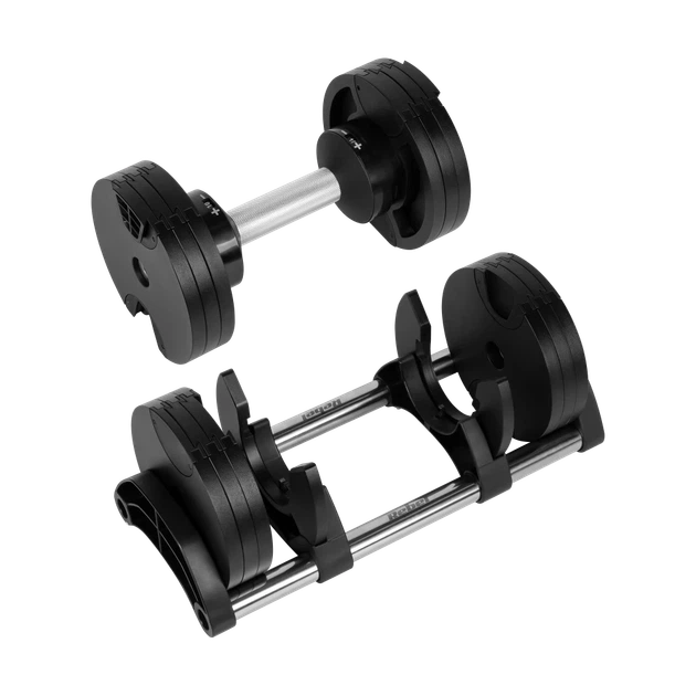 Гантель регульована REBEL ACTIVE 24 кг крок 2 кг (RBA-2332-24) - Фото 4 Гантель регульована REBEL ACTIVE 24 кг крок 2 кг (RBA-2332-24) - зображення 4