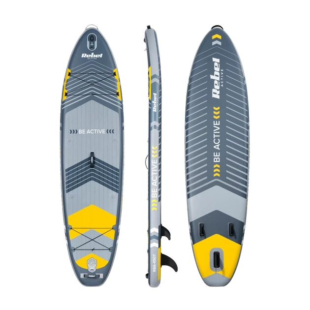 Дошка SUP REBEL Active RBA-4507 Gray (RBA-4507-G) - зображення 2
