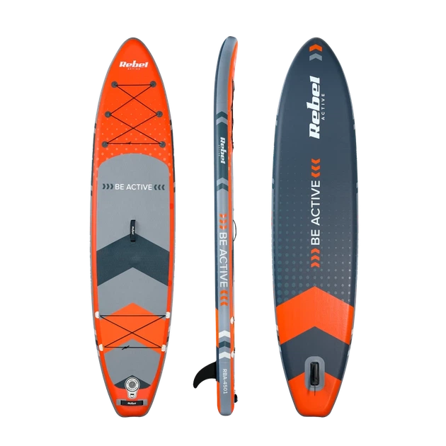 Дошка SUP REBEL ACTIVE RBA4500 Orange (RBA-4500-OR) - Фото 2 Дошка SUP REBEL ACTIVE RBA4500 Orange (RBA-4500-OR) - зображення 2