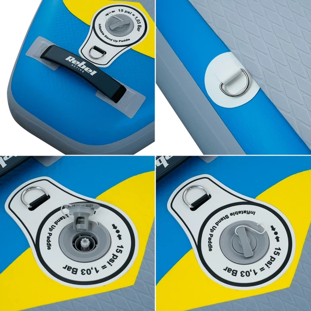 Дошка SUP REBEL ACTIVE RBA4501 Blue (RBA-4501-BL) - зображення 10