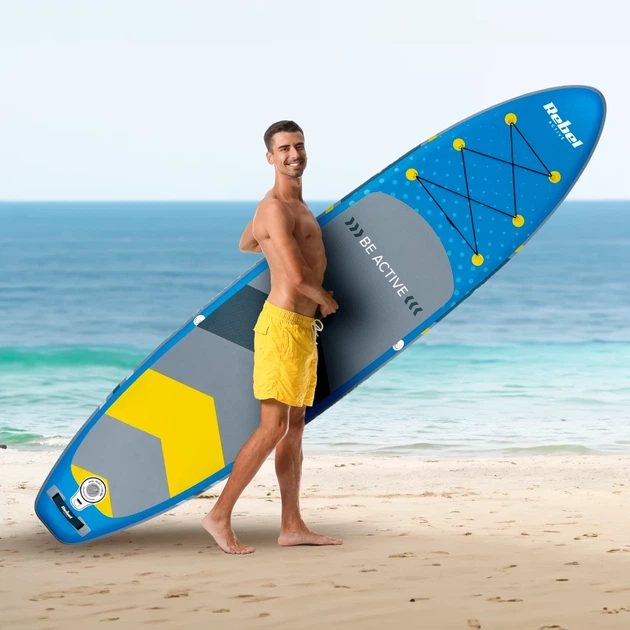 Дошка SUP REBEL ACTIVE RBA4501 Blue (RBA-4501-BL) - зображення 13