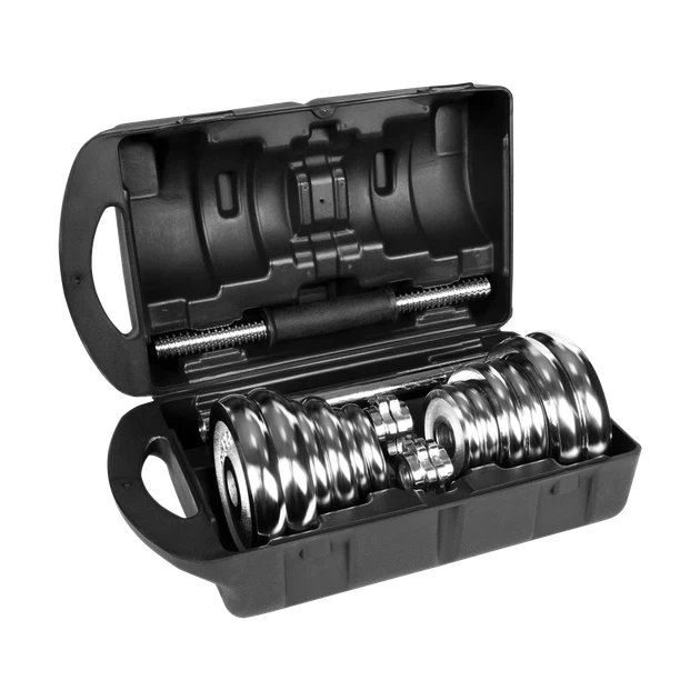 Гантели REBEL ACTIVE хромированные регулируемые 20 кг (RBA-2326-20) - изображение 5