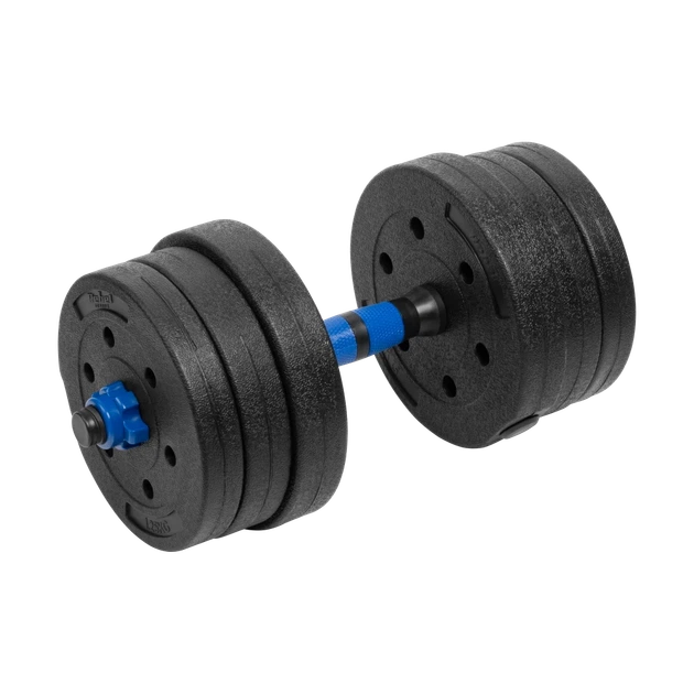 Гантель битумная регулируемая со связкой 2x10 кг REBEL ACTIVE (RBA-2300) - Фото 3 Гантель битумная регулируемая со связкой 2x10 кг REBEL ACTIVE (RBA-2300) - изображение 3