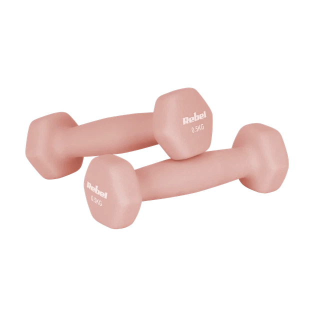 Гантели неопреновые HEX REBEL ACTIVE 2x0.5 кг (RBA-2330-0.5) - Фото 2 Гантели неопреновые HEX REBEL ACTIVE 2x0.5 кг (RBA-2330-0.5) - изображение 2