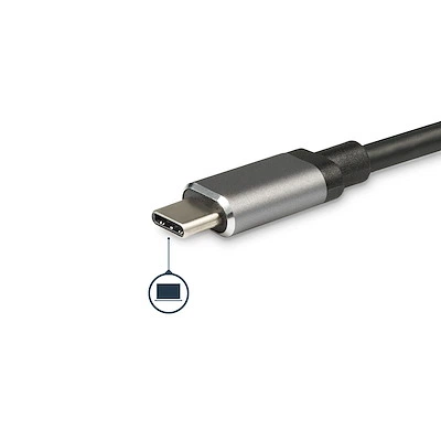Мультипортовый адаптер StarTech USB-C Multiport Adapter 6-in-1 (DKT30CSDHPD3) Тёмно-серый - изображение 6