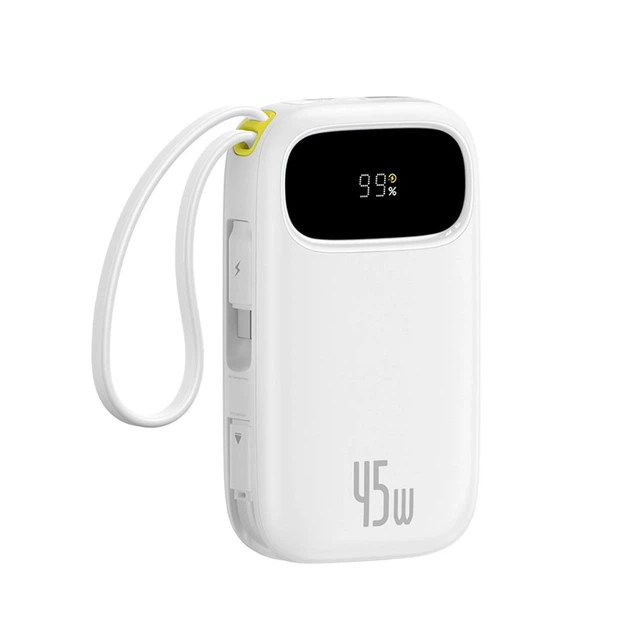 УМБ Baseus EnerFill FC31 QPow3 20000mAh 45W QC/PD White (P10082105213-00) - Фото 2 УМБ Baseus EnerFill FC31 QPow3 20000mAh 45W QC/PD White (P10082105213-00) - изображение 2