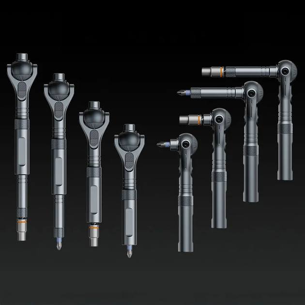 Отвертка с комплектом бит Xiaomi Duke RS2 ratchet screwdriver set gray - изображение 5