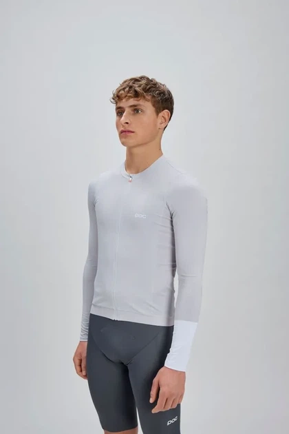 Велоджерсі чоловіче з довгим рукавом M's Cadence LS Jersey, Granite Grey (S) - изображение 3