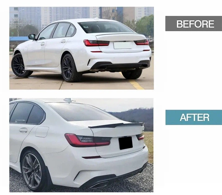 Спойлер AD_Plastik BMW 3 серії G20 G80 PSM чорний глянсовий ABS пластик (В-78) - изображение 10