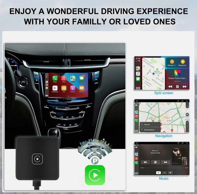 Автомобільний адаптер OEM AI Box для бездротового підключення CarPlay (P-409) - изображение 9