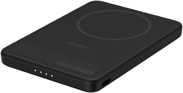 Powerbank Belkin BoostCharge Slim Magnetic 5000 mAh 15W Black (BPD011HQBK) - obraz 2