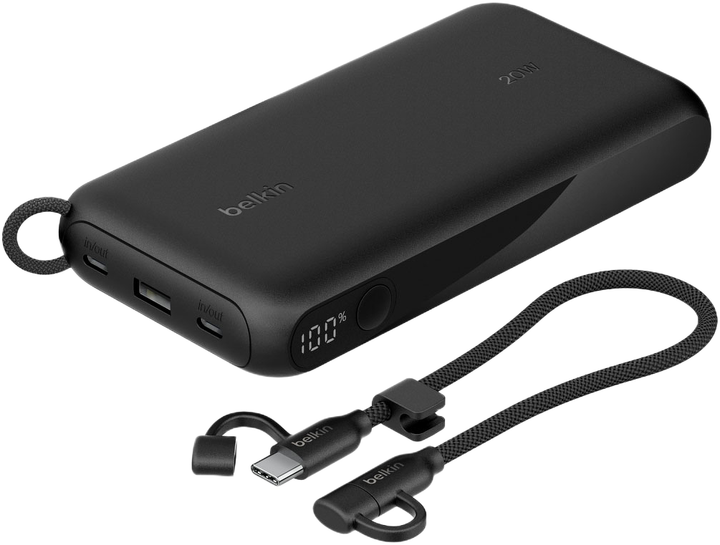 УМБ Belkin BoostCharge 20000 mAh 20W Black (BPB028HQBK) - Фото 1 УМБ Belkin BoostCharge 20000 mAh 20W Black (BPB028HQBK) - зображення 1