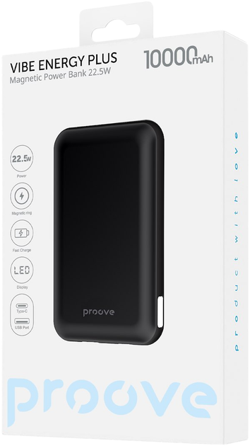 УМБ Proove Vibe Energy Plus 10000mAh 22.5W Black (6901117946608) - зображення 5