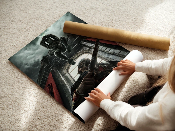 Постер Обесчещенный, Dishonored, декор комнаты геймера, A1 60×60 см (id0159) - изображение 3