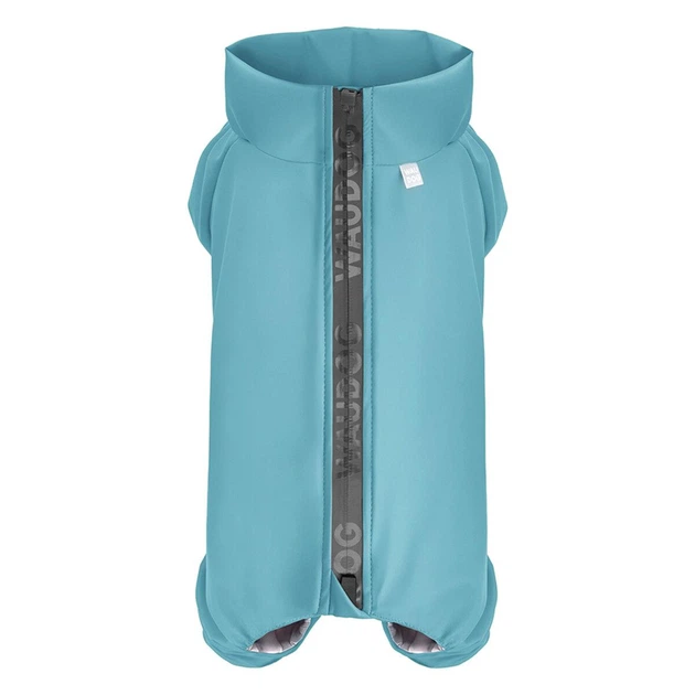 Дождевик для собак WAUDOG Clothes, водонепроницаемый, L50, В 70-74 см, С 47-50 см, голубой - изображение 2